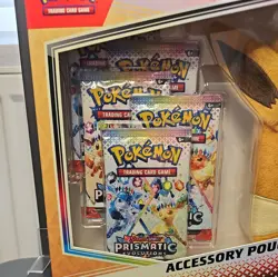 Pokemon Prismatic Evolutions Eevee Accessory Pouch Special Collection Box - Image 2