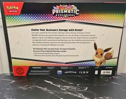 Pokemon Prismatic Evolutions Eevee Accessory Pouch Special Collection Box - Image 4