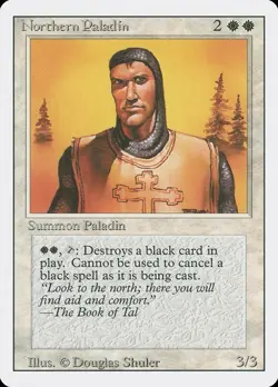 MTG - Northern Paladin - Revised - Magic the Gathering - Image 1