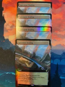 MTG Commander Legends Spectator Seating Extended Art Foil x 4 - Image 1