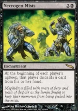1x Necrogen Mists Light Play MTG Magic - Kid Icarus - - Image 1