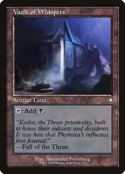 1x Vault of Whispers - Retro Frame NM Eng MTG - Brothers War Commander - Image 1