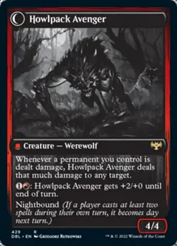 Ill-Tempered Loner Silver Screen FOIL Innistrad Crimson Vow NM - Image 2