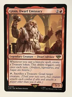 Gloin, Dwarf Emissary The Lord of the Rings Non-Foil Regular MTG NM - Image 1