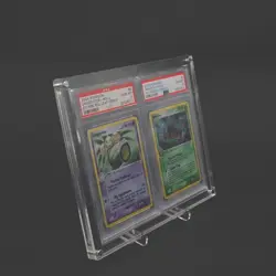 Plexiglass Protection - Frame For 2 PSA Cards - UV Resistant - Pokemon MTG - Image 1