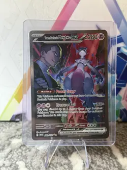 Pokemon TCG Team Rocket's Mewtwo EX 231/182 SIR SV: Destined Rivals GEM MINT👀🔥 - Image 1