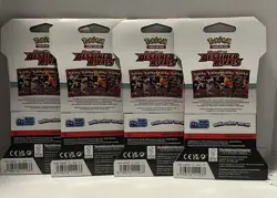 💥 Pokemon Destined Rivals SLEEVED Booster Packs Complete ART SET (4) 💥 - Image 2