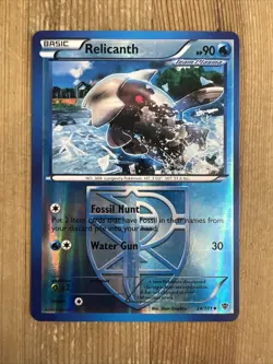 Pokemon TCG Relicanth Plasma Blast 24/101 Reverse Holo Uncommon NM - Image 1