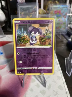 Pokemon Indeedee - 086/195 - Common - Reverse Holo NM-Mint Silver Tempest - Image 1