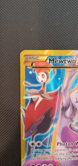 2015 POKEMON XY BREAKTHROUGH #163/162 MEWTWO EX SECRET RARE - Image 2