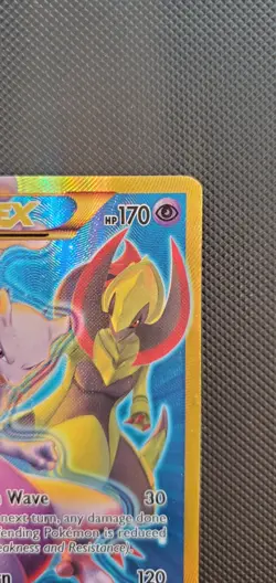 2015 POKEMON XY BREAKTHROUGH #163/162 MEWTWO EX SECRET RARE - Image 3