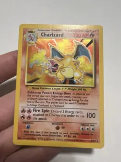 1999 Pokemon TCG Base Set Charizard Holo 4/102 SEE PICS - Image 1