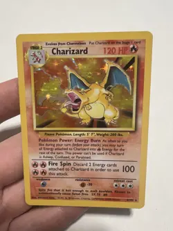 1999 Pokemon TCG Base Set Charizard Holo 4/102 SEE PICS - Image 2