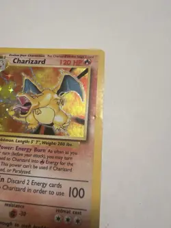 1999 Pokemon TCG Base Set Charizard Holo 4/102 SEE PICS - Image 3