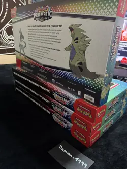 Pokemon TCG Prismatic Evolutions Lucario Ex Premium Collection Box (LOT OF 5) - Image 4