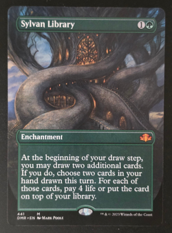Sylvan Library - Dominaria Remastered #441 (Borderless) - Image 1