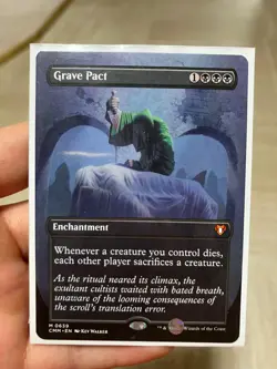 Grave Pact (Borderless) Commander Masters Regular 0639 Magic the Gathering - Image 1