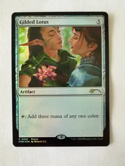 Gilded Lotus WPN & Gateway Foil Promo Magic the Gathering MtG - Image 1