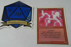 x1 Ball Lightning Fourth Edition 4th MTG Magic The Gathering TexasNerdGames DSC - Image 1