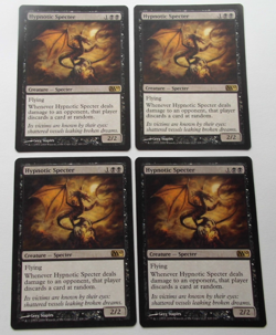 x4 Hypnotic Specter M10 Core Set 2010 MTG Magic The Gathering TexasNerdGames DSC - Image 2