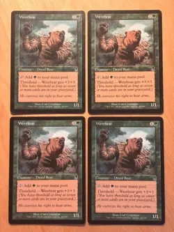 Magic the Gathering MTG 1x Werebear Odyssey LP - Image 1