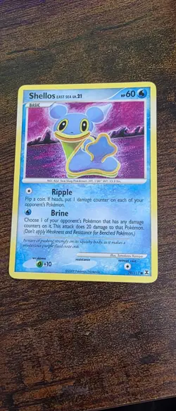 Shellos East Sea 79/111 Common Rising Rivals Pokemon Lightly Played - Image 1