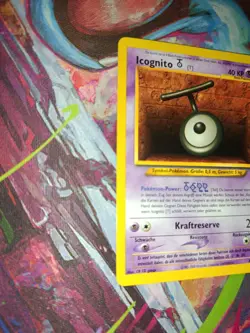 Icognito [T] T 88/105 Deutsch Vintage Pokemon Karte aus Neo Destiny Sammlung TCG - Image 1