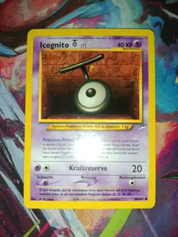 Icognito [T] T 88/105 Deutsch Vintage Pokemon Karte aus Neo Destiny Sammlung TCG - Image 2