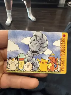Pokemon Vintage Pocket Monsters Vending HOLO Prism Sticker Bandai 1999 Nintendo - Image 2