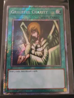 Graceful Charity (Platinum Secret Rare) RA03-EN116 1st Edition YUGIOH NM-/LP+ - Image 1