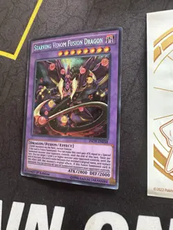 Yugioh Starving Venom Fusion Dragon INOV-EN038 Secret Rare 1st Edition 113💎NM💎 - Image 3