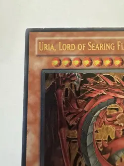Yugioh Uria, Lord of Searing Flames SOI-EN001 Ultimate Rare 1st Ed VLP - Image 2