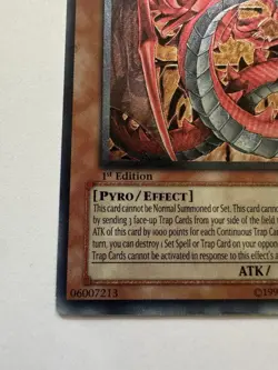 Yugioh Uria, Lord of Searing Flames SOI-EN001 Ultimate Rare 1st Ed VLP - Image 5