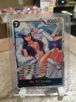 One Piece TCG Ms. All Sunday SR OP14-084 English Super Rare The Azure Sea Seven - Image 1