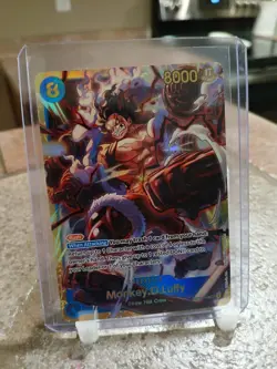 One Piece TCG Monkey D. Luffy SEC OP11-118 A Fist of Divine Speed English Secret - Image 1