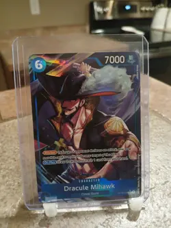 One Piece TCG Dracule Mihawk Alt Art OP09-048 English (Some Playwear) - Image 1