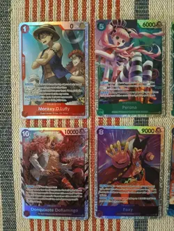 One Piece TCG OP14/EB04 Super Rare Lot ×6 Luffy, Perona, Doflamingo - Image 2