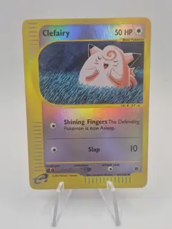 Clefairy 101/165 Expedition Reverse Holo Vintage WOTC 2002 Pokemon Komiya - Image 1