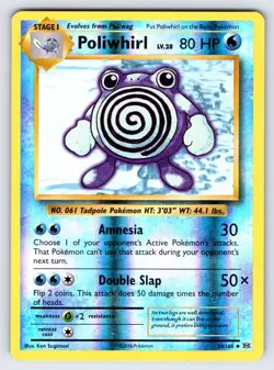 Poliwhirl 24/108 2016 Evolutions Pokemon Card TCG Nintendo Reverse Holo - VLP - Image 1