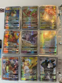 Pokemon TCG Hidden Fates GX Holo/Foil 9-Card Lot Rayquaza Espeon - Image 1
