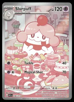 Pokemon Cards Slurpuff 236/217 Ascended Heroes Illustration Rare NM *3 - Image 1