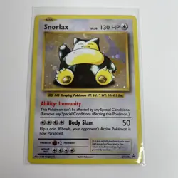 2016 Snorlax XY179 Promo Pokemon Holo Foil Refractor Pokemon Card PC713 - Image 1