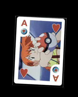 Misty Ace of Hearts Bicycle Playing Cards Pokemon 1999 JP LP US Seller - Image 1