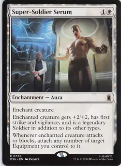 Super-Soldier Serum 38 Rare Marvel Super Heroes Magic: The Gathering Near Mint - Image 1