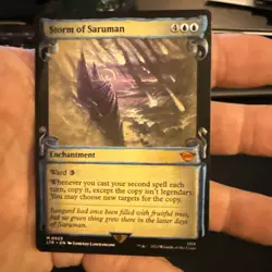 Storm of Saruman (Showcase Scrolls) Lord of the Rings NM 523 Regular - Image 1
