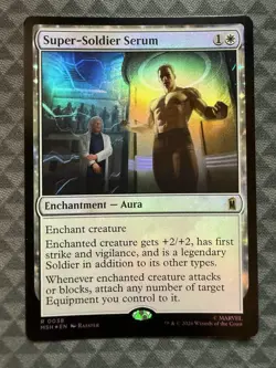 MTG Super-Soldier Serum #0038 Foil Rare Marvel Super Heroes (MSH) - Image 2