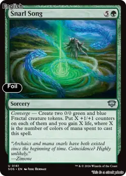 Snarl Song EN [SOS - 161] - NM [Foil] TCG MTG - Image 1