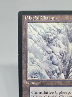 Magic The Gathering TCG Glacial Chasm Ice Age Regular 1995 MTG Vintage - Image 2