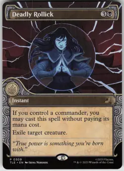 MTG Deadly Rollick (Showcase) Normal NM Avatar: The Last Airbender: Magic 309 - Image 1