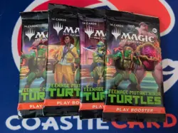 Magic The Gathering: Teenage Mutant Ninja Turtles Play Booster Pack X4 - Image 1
